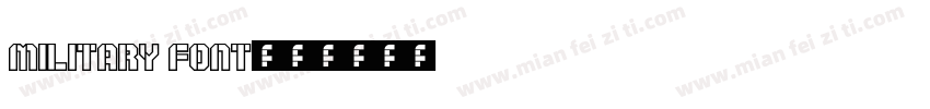 military font字体转换